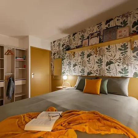 Orphee By Kleidos - 10min! Superbe T2, 4p, Parking Gratuit, Balcon *
