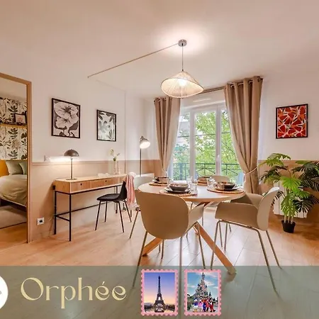 Apartment Orphee By Kleidos - 10min! Superbe T2, 4p, Parking Gratuit, Balcon Magny-le-Hongre